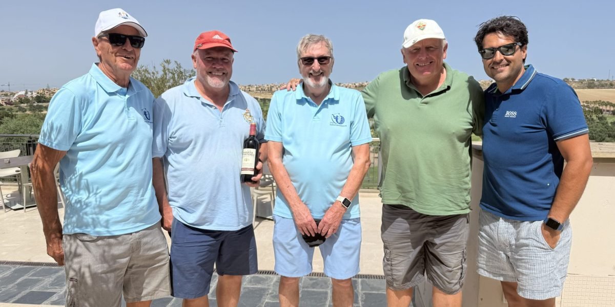 (left to Right) Vic Smith - Garry Garbett Hole 13 - Roy Harris Hole 16 - Malcolm Thomas - Hole 6 - 2nd Place Silvio Lorenzo
